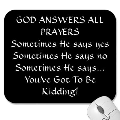 God answers Prayer